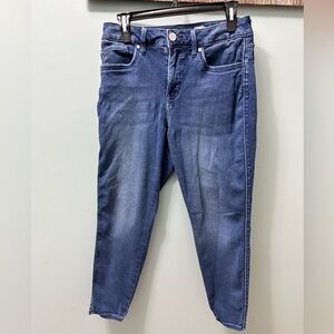 Seven7 High Rise Skinny Crop Skin Fit stretchy jeans size 8